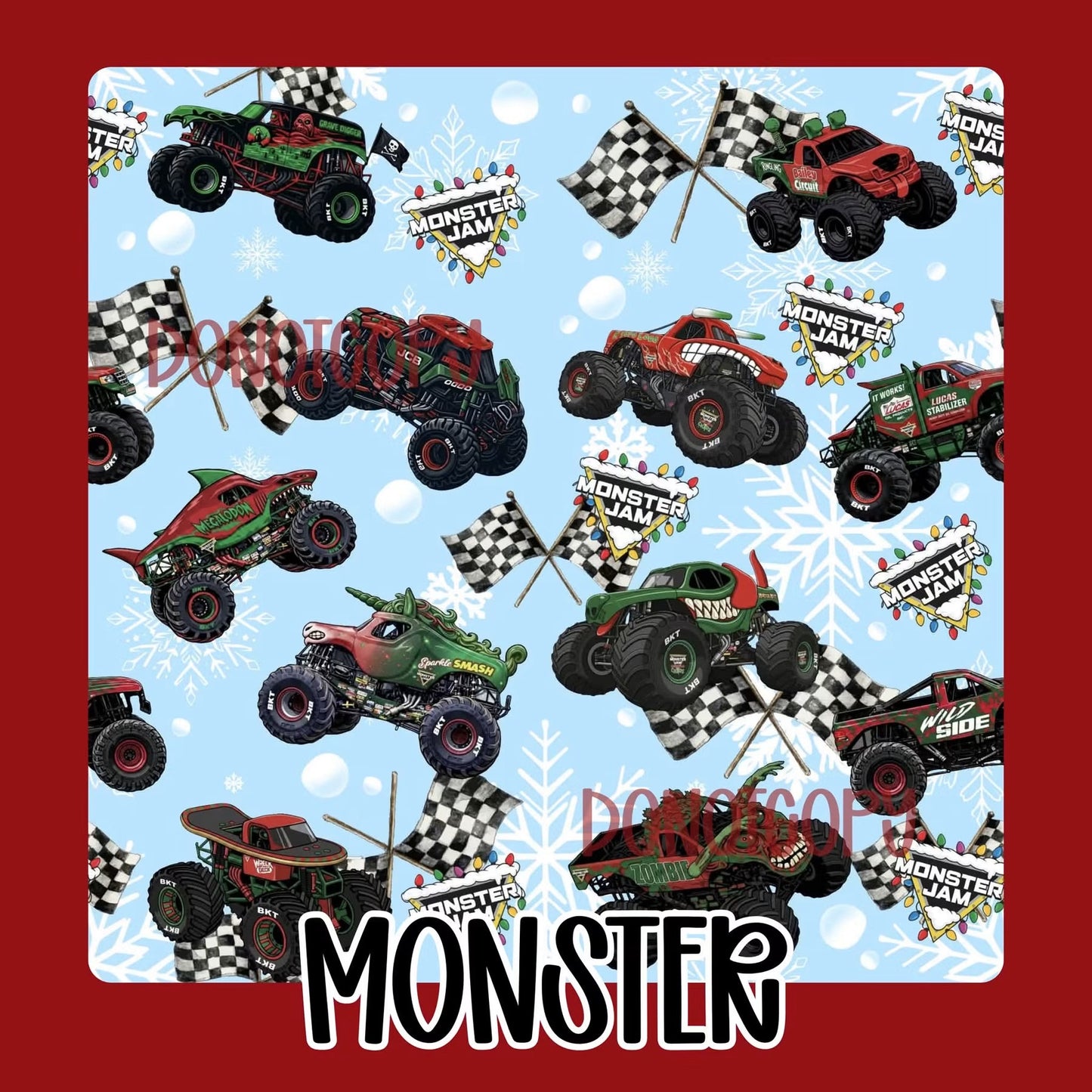 Monster Bamboo Long Sleeve Set