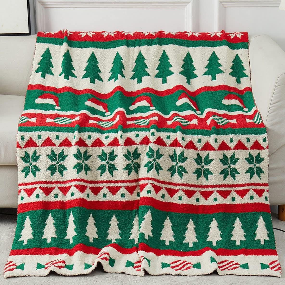 Luxury Sherpa Christmas Blankets