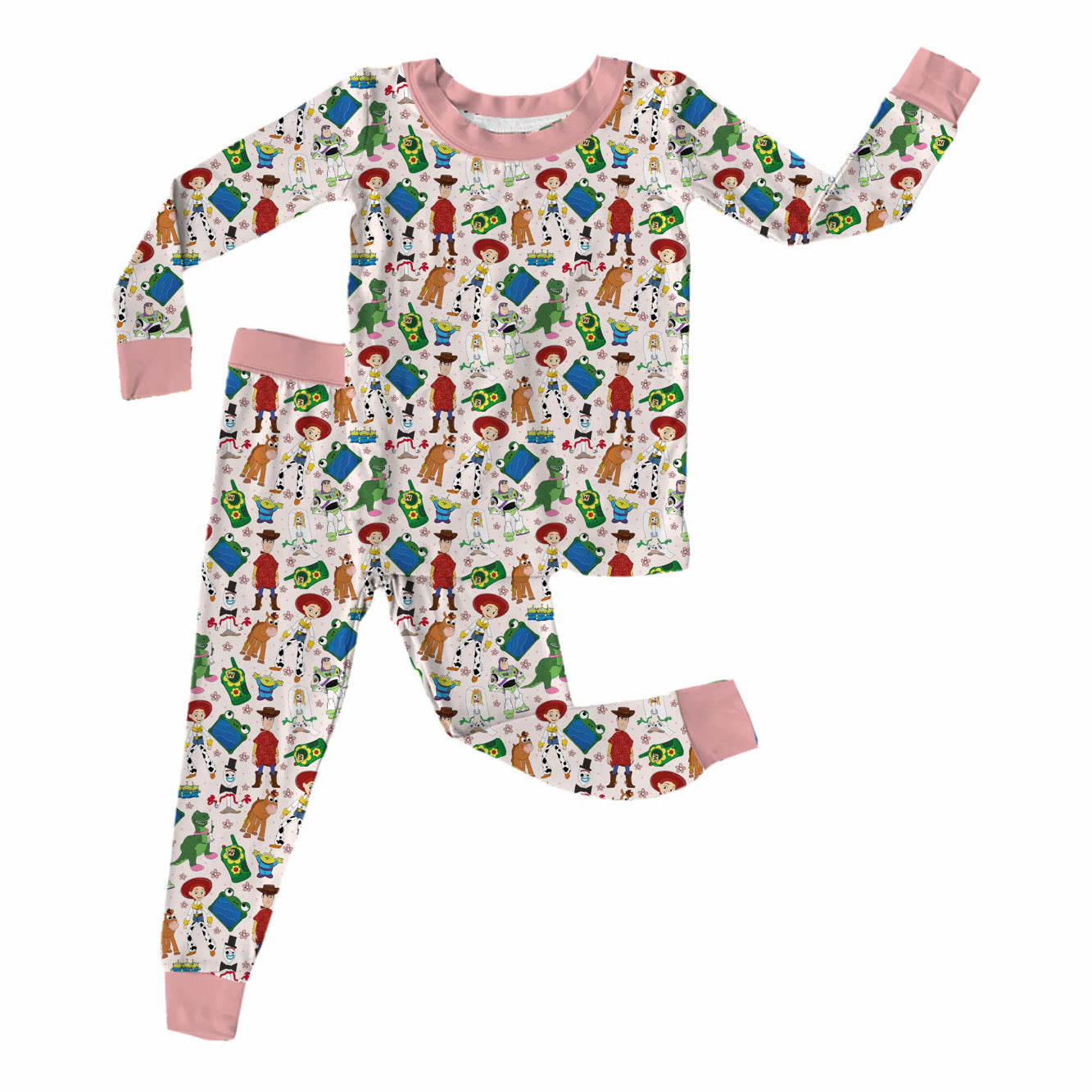 Floral Lilypad Bamboo LS Set