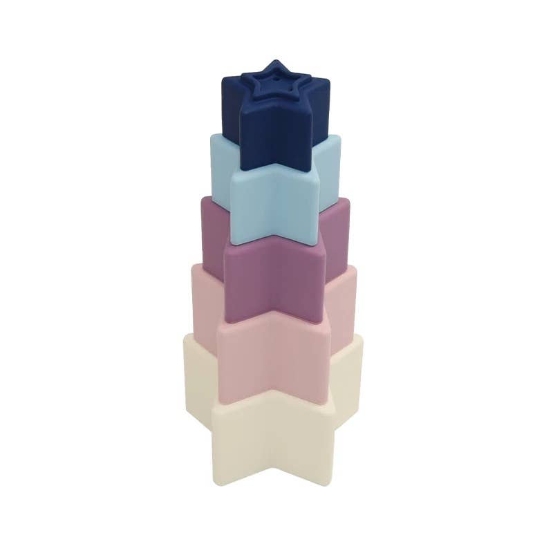 Starry Eyes Silicone Stacking Cups