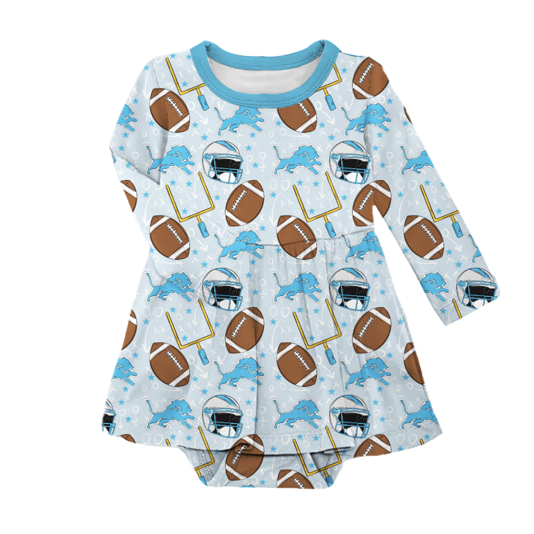 Lions Bamboo Bodysuit Twirl
