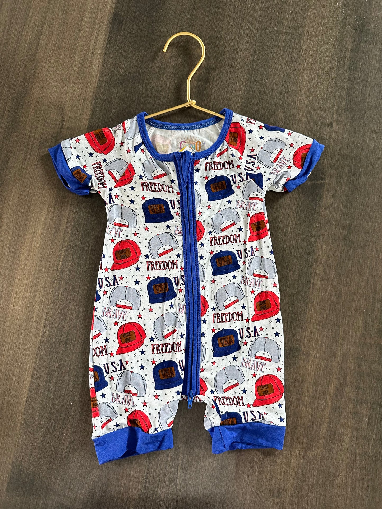 Patriotic Caps Bamboo Shortie