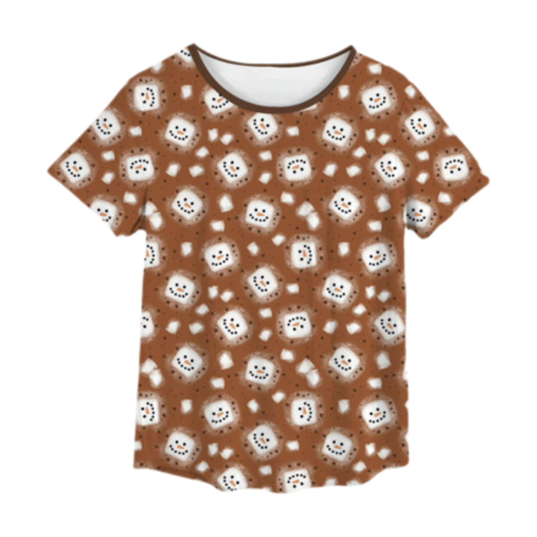 Hot Chocolate Adult Bamboo Lounge Top