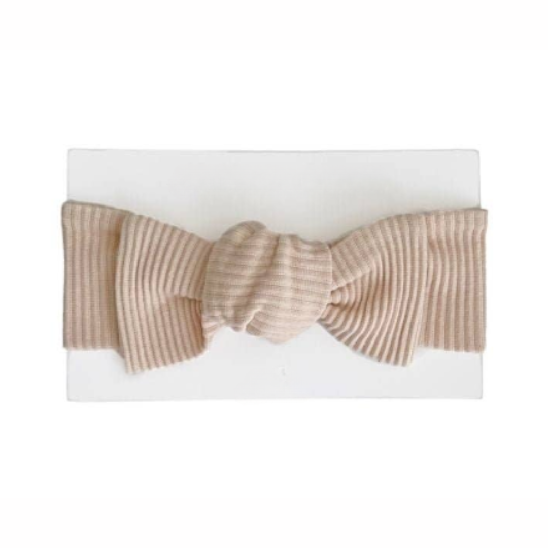 Vanilla Ribbed Headband