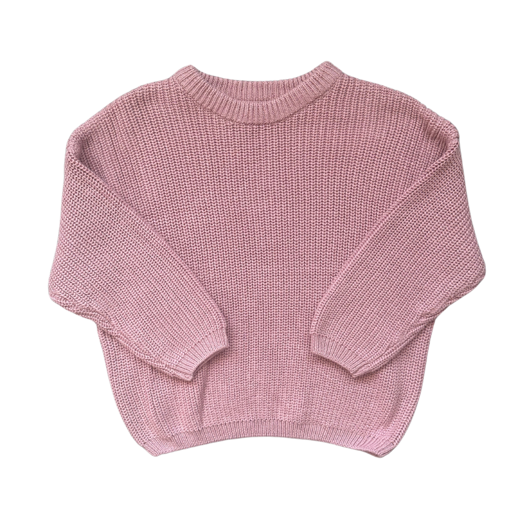 Mauve Chunky Knit Sweater