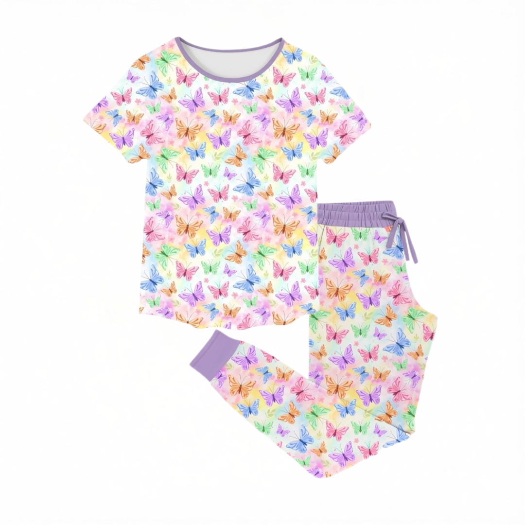 Butterfly Season Women’s Bamboo Pant Set