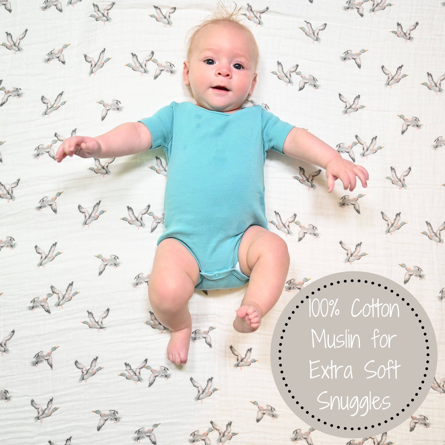 Quackin'up Muslin Swaddle