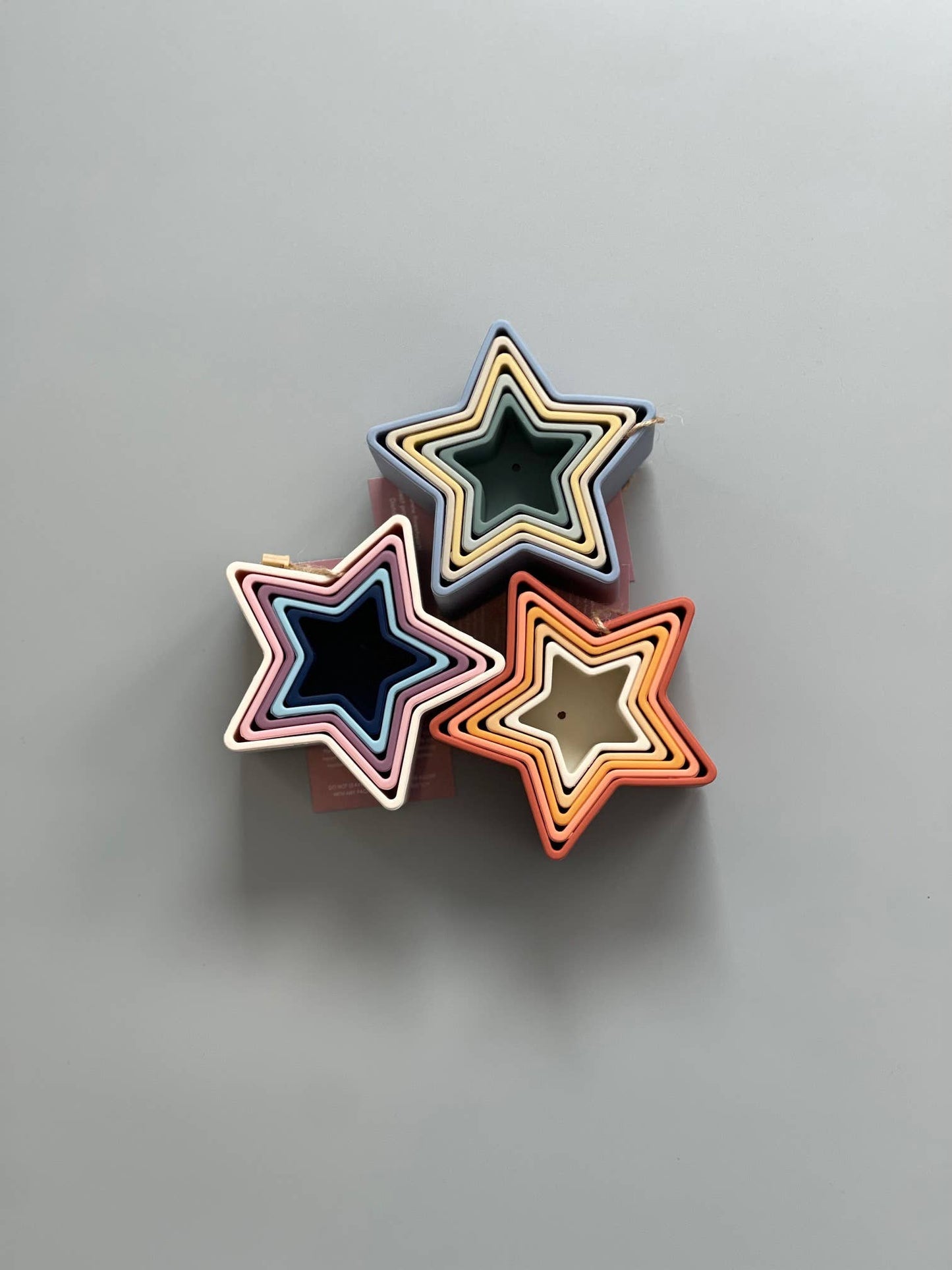 Starry Eyes Silicone Stacking Cups