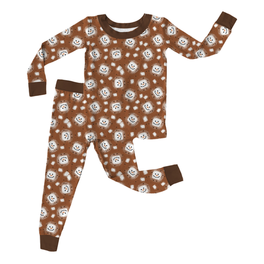Hot Chocolate Bamboo Long Sleeve Set