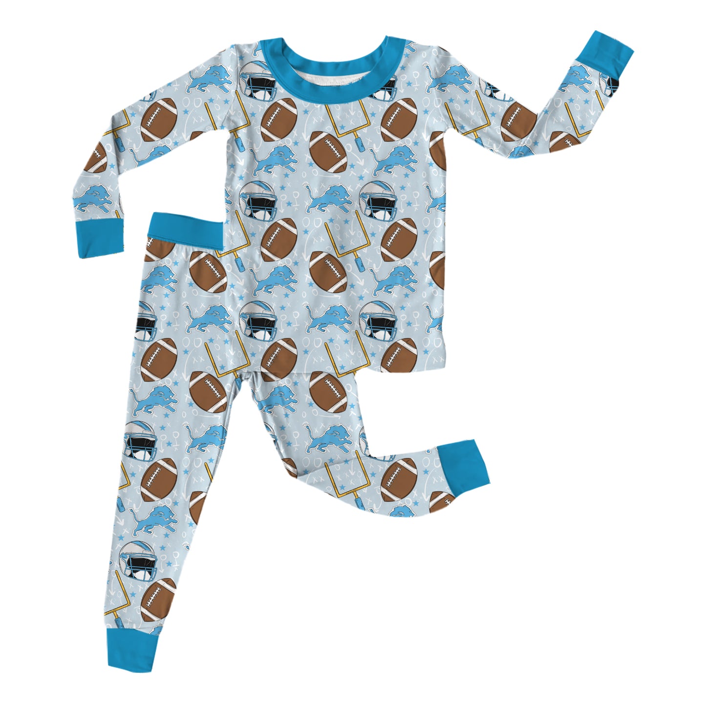Lions Bamboo Long Sleeve Set