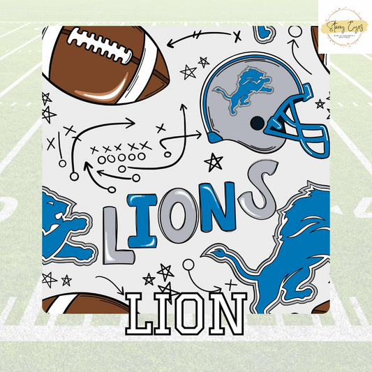 Lions Touchdown Bamboo Zippy