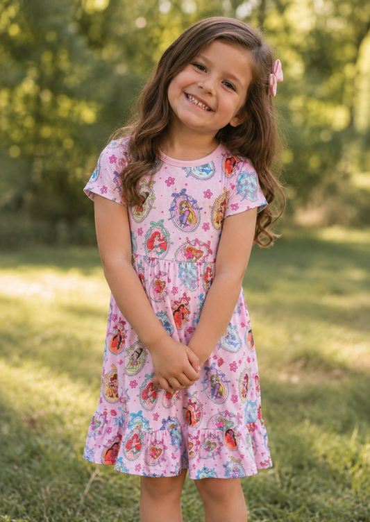 Coquette Princess Bamboo Twirl Dress