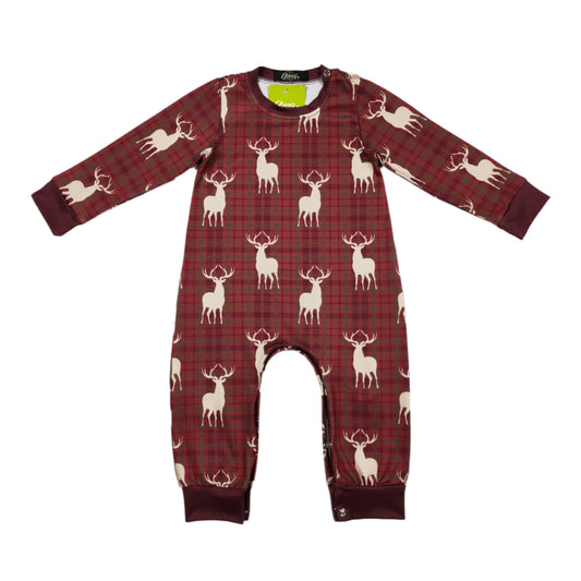 Crimson Stag Romper