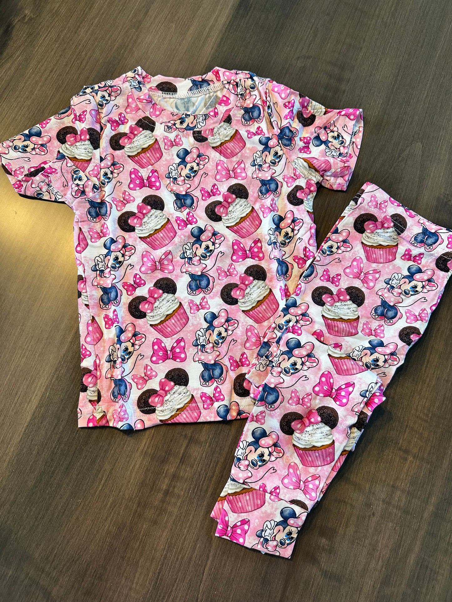 Cupcake Minnie Bamboo Set