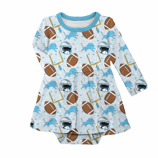 Lions Bamboo Bodysuit Twirl