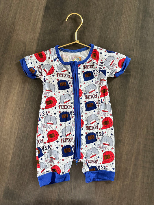 Patriotic Caps Bamboo Shortie