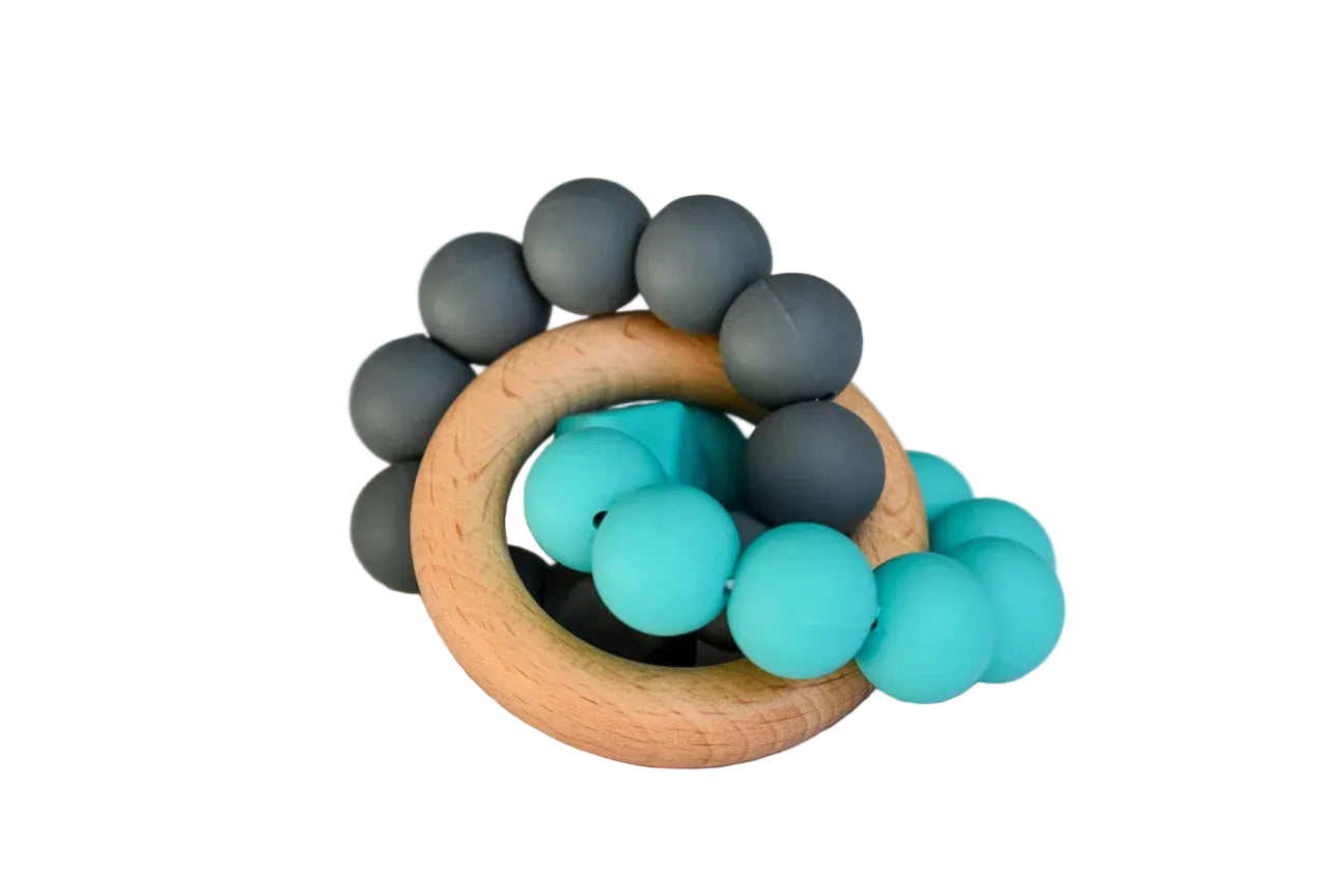 Double Silicone Teether [Multiple Colors]