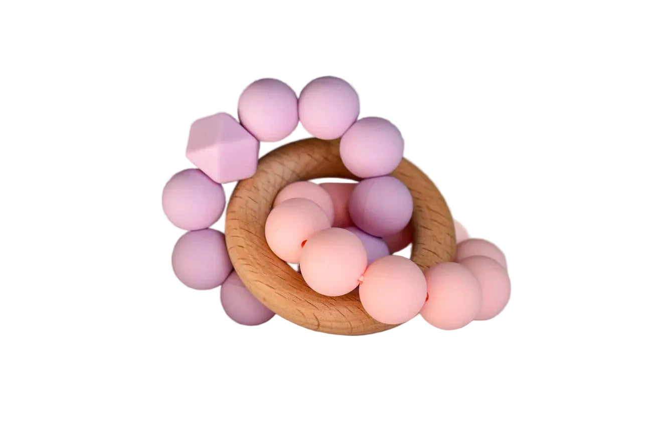 Double Silicone Teether [Multiple Colors]
