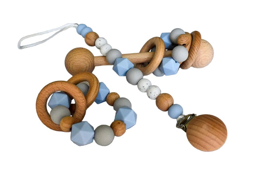 Teething & Rattle Set [Multiple Colors]