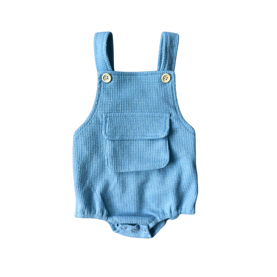 Waffle Knit Bubble Overall