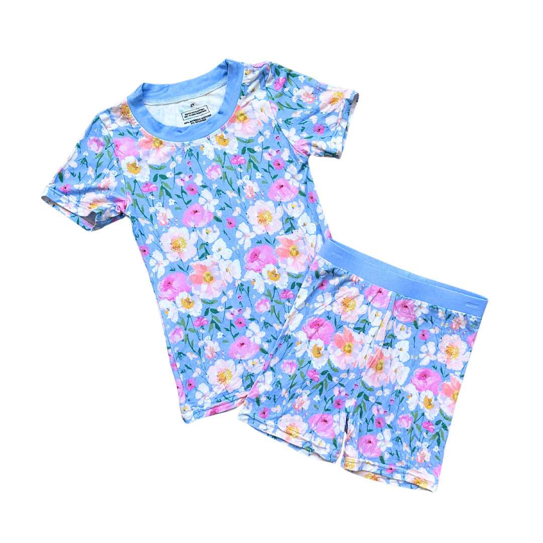 Floral Blooms Bamboo Set