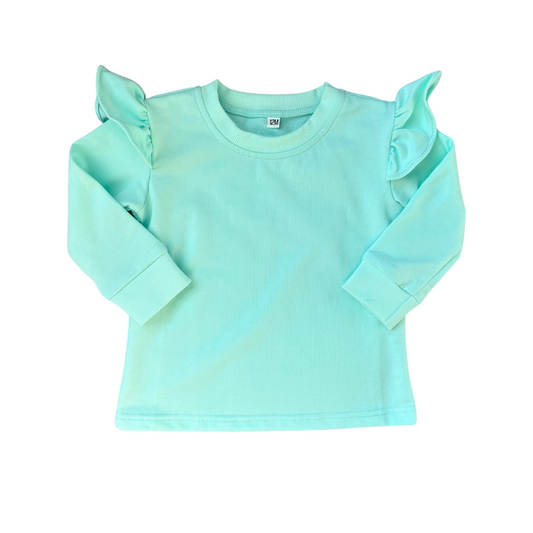 Mint Flutter Sweater