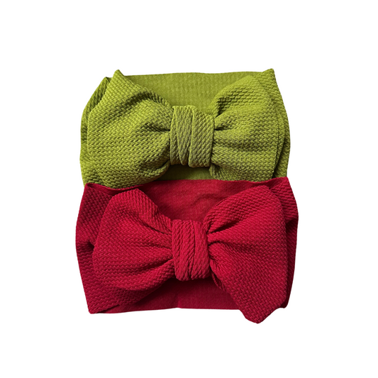 Waffle Bow Headband