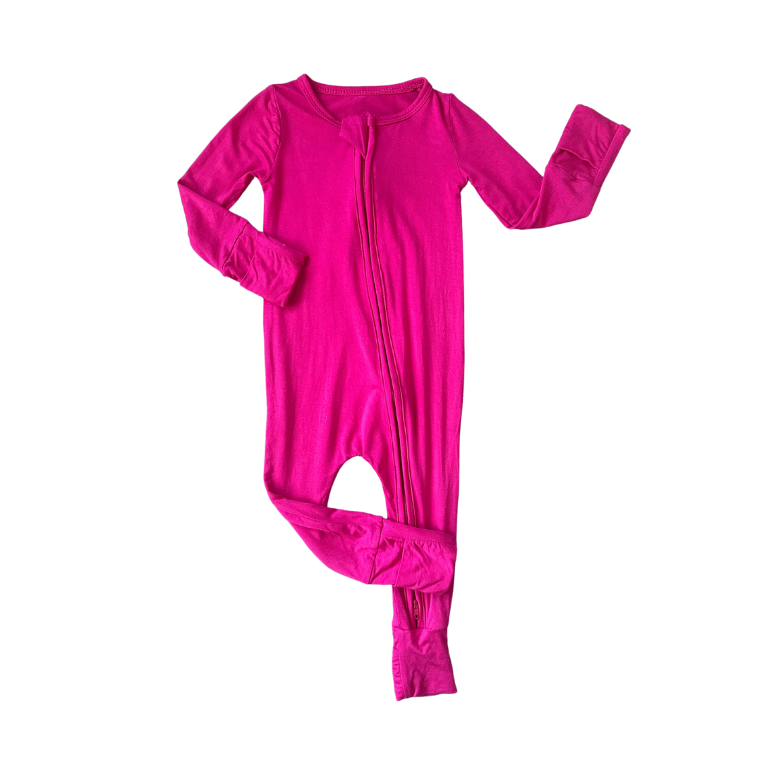 Hot Pink Bamboo Convertible Sleeper