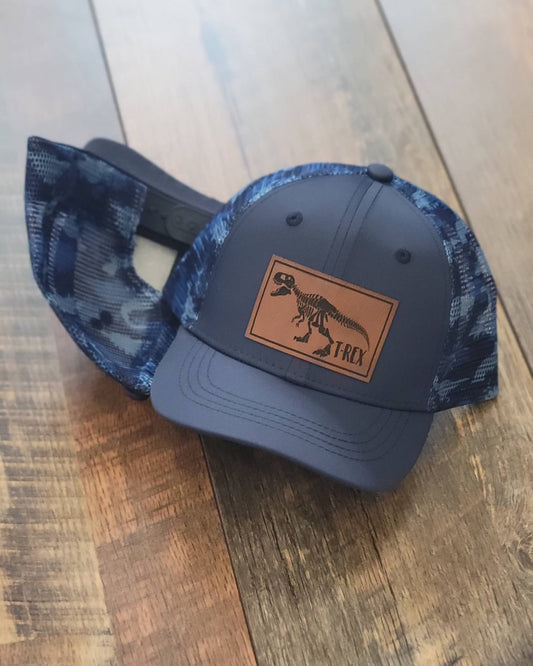 T-Rex Snapback Hat - Navy