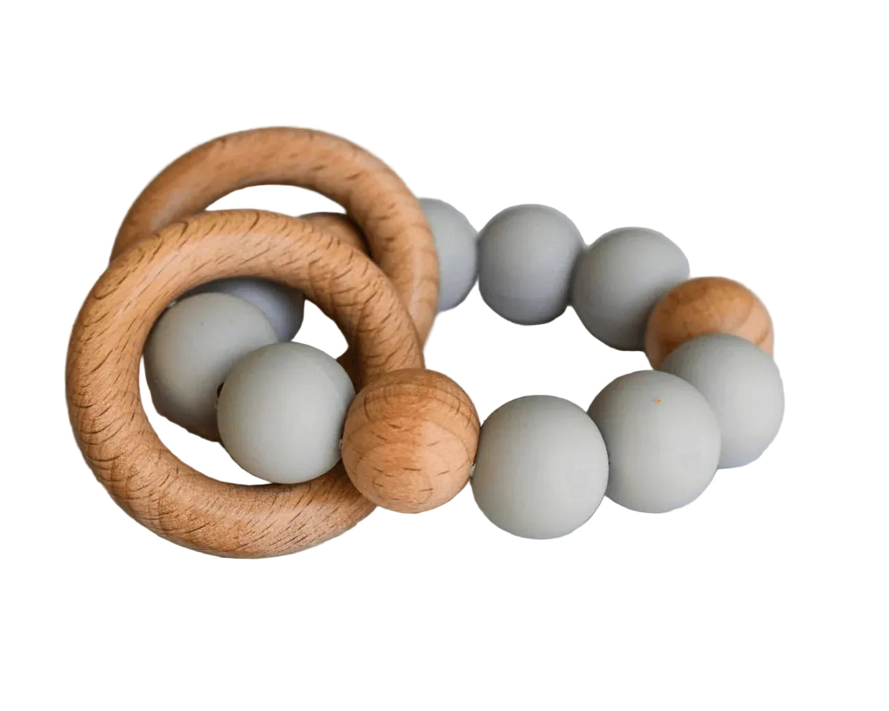Double Wooden Teether [Multiple Colors]