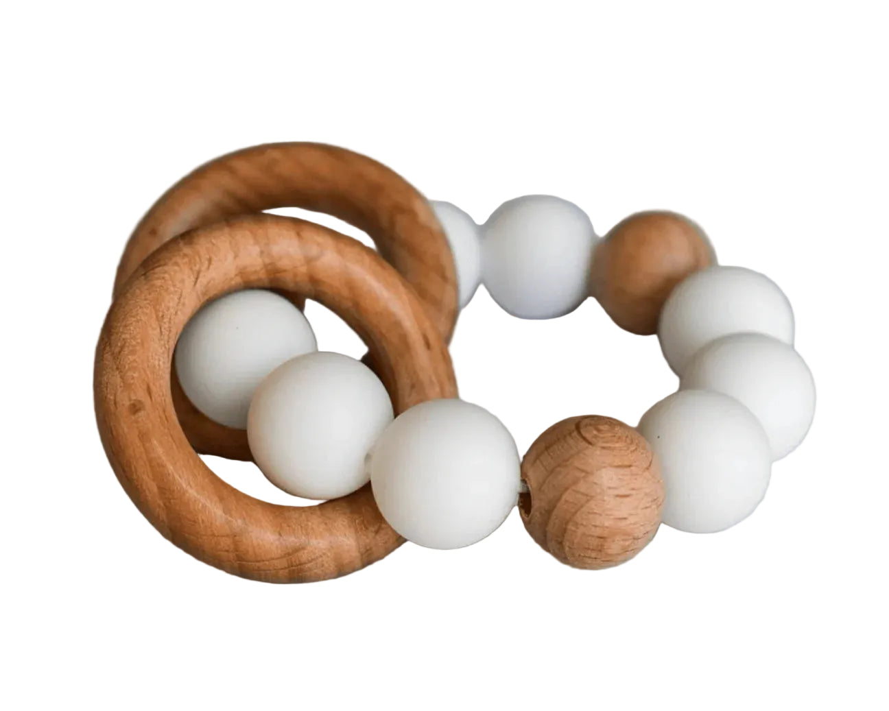 Double Wooden Teether [Multiple Colors]