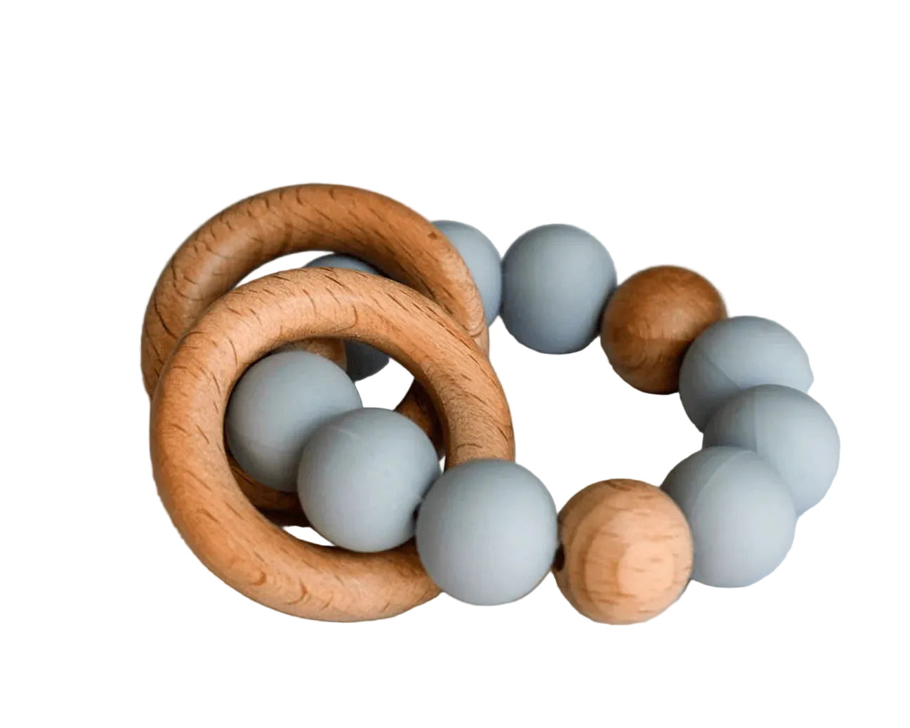 Double Wooden Teether [Multiple Colors]