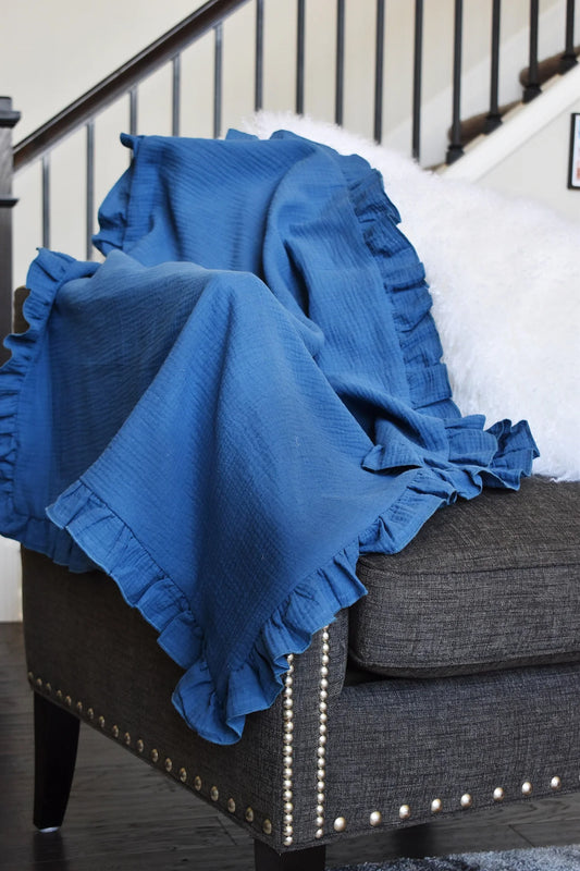 Ruffle Blanket [Multiple Colors]